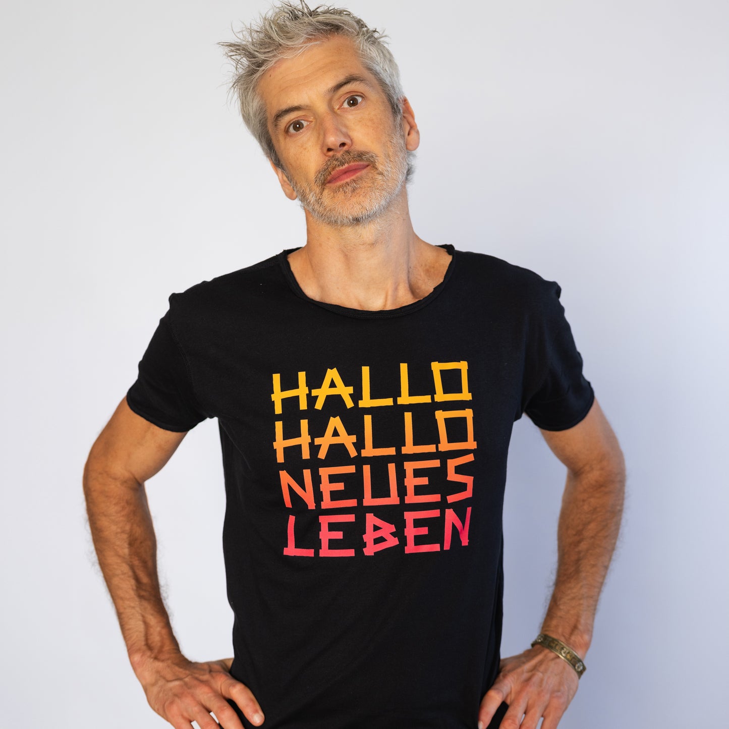 T-shirt "Ciao Ciao" Nero Maschio