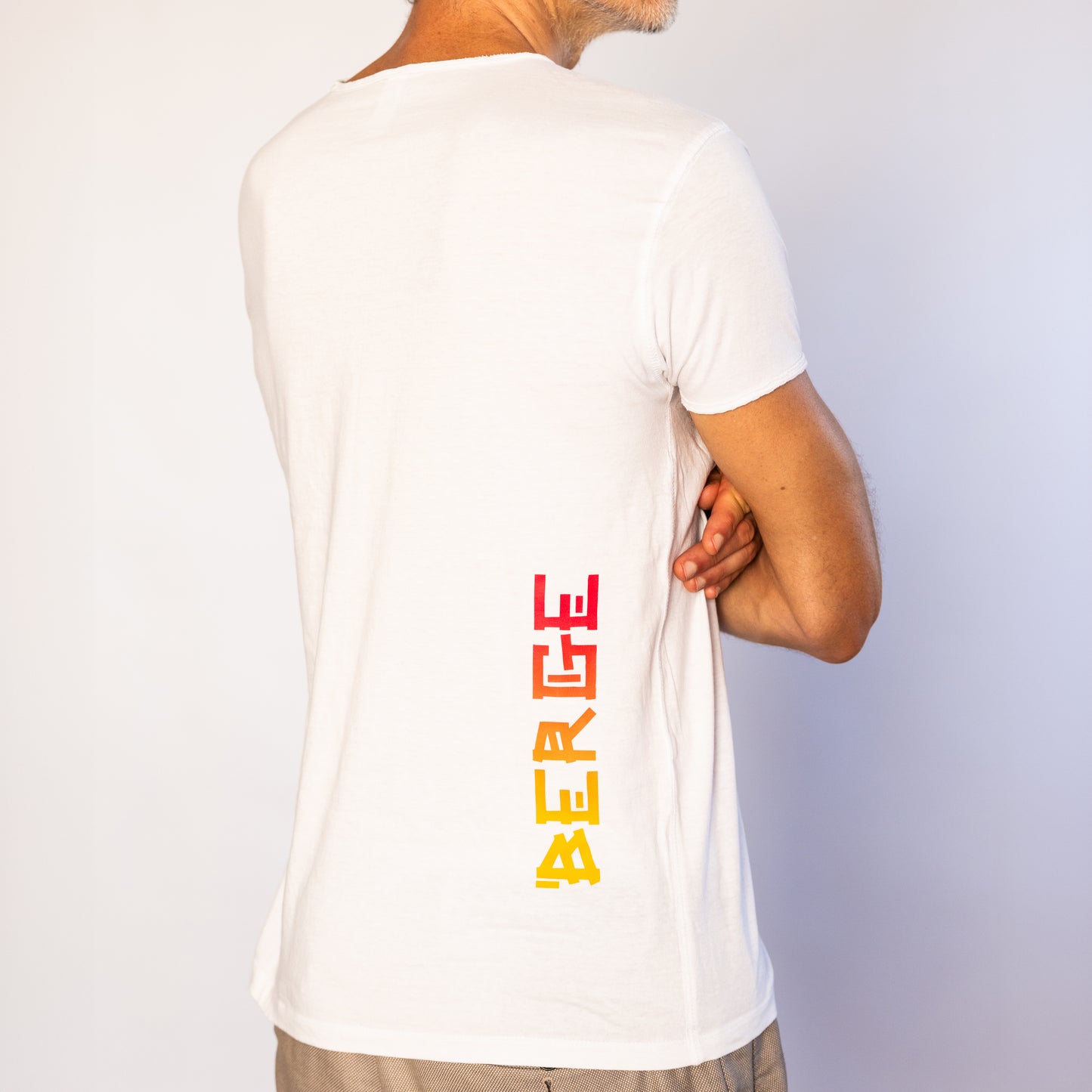 T-shirt "Ciao Ciao" Bianco Maschio