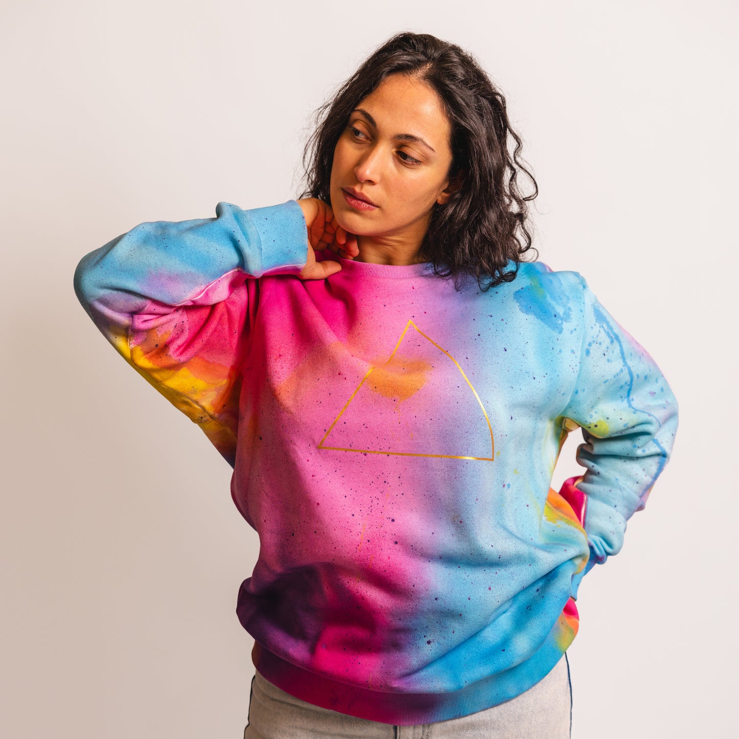 Hoodie "Universum" Handmade Limited Unisex