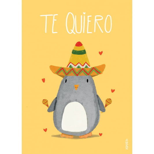 Postkarte - Pinguin Mexiko